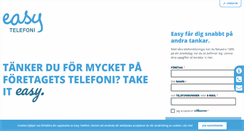 Desktop Screenshot of easytelefoni.se